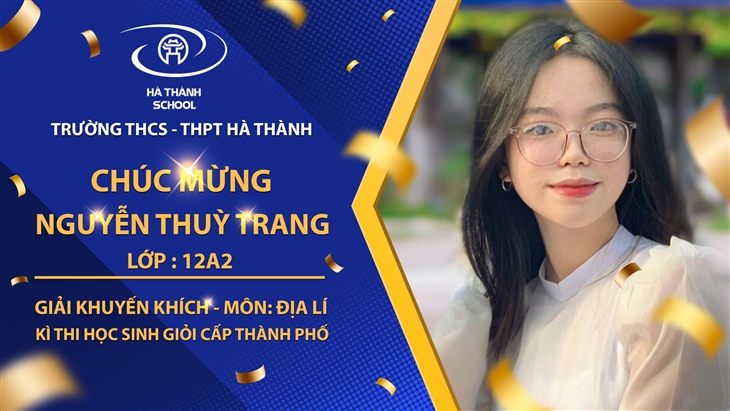 [ VINH DANH HỌC SINH ĐẠT GIẢI TẠI KỲ THI HỌC SINH GIỎI THÀNH PHỐ - NĂM HỌC 2023-2024 ]