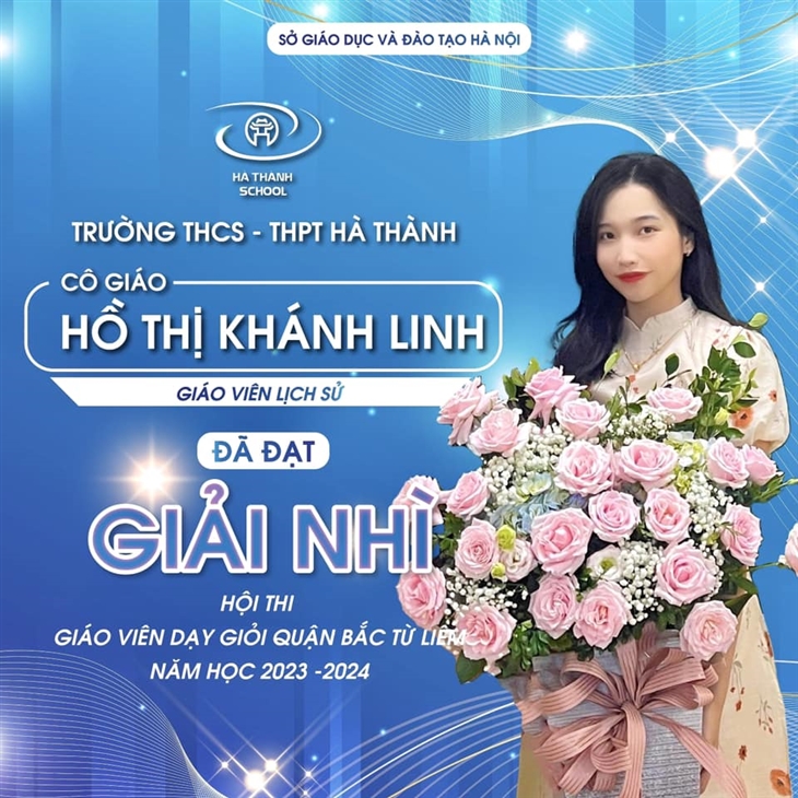 CHÚC MỪNG CÁC THẦY CÔ ĐẠT THÀNH TÍCH CAO TRONG HỘI THI GIÁO VIÊN DẠY GIỎI QUẬN NĂM HỌC 2023 - 2024